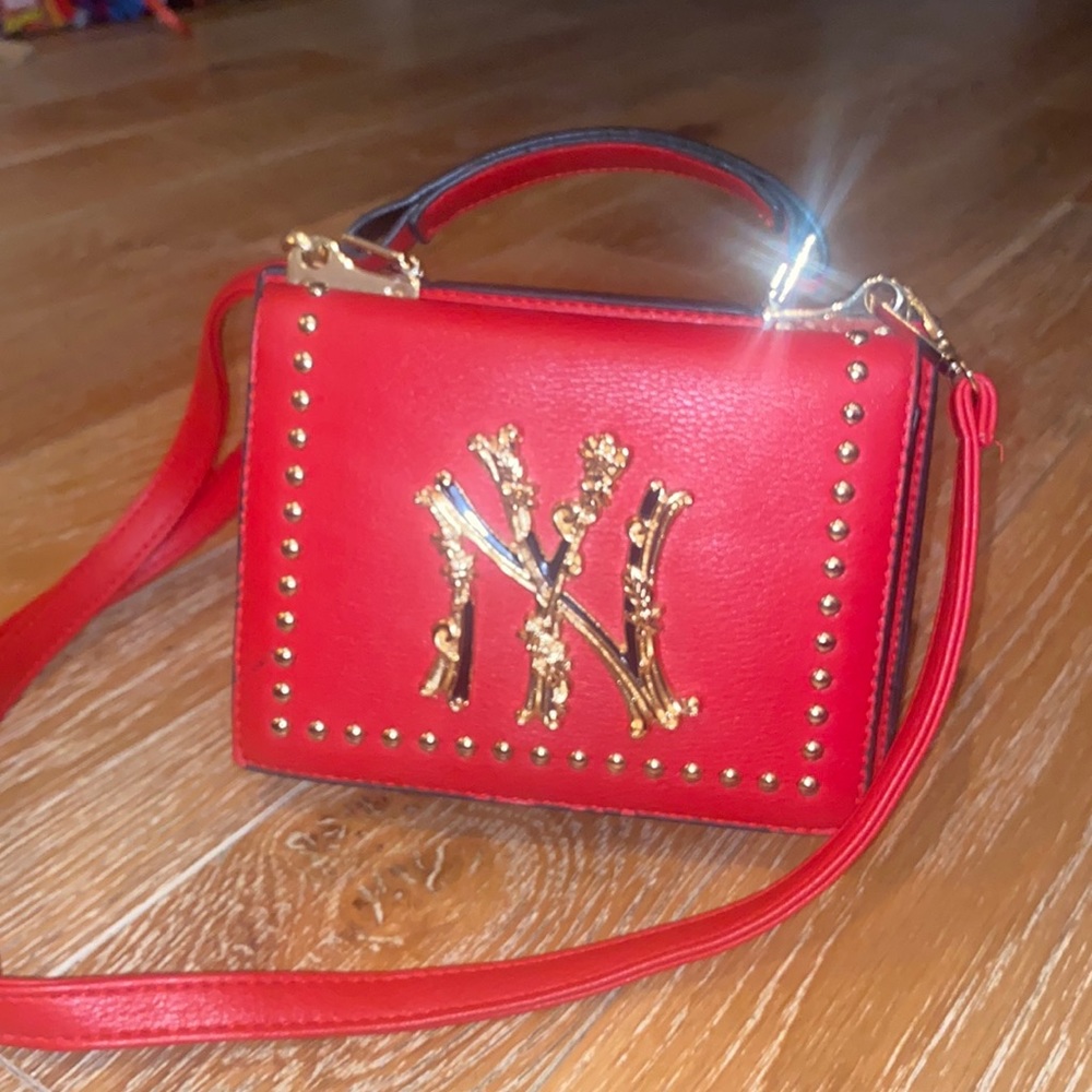 Red crossbody